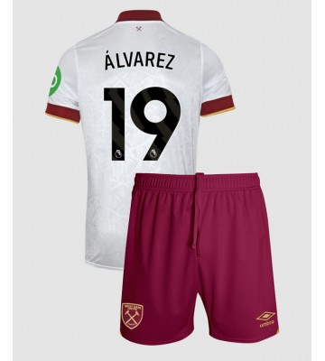 West Ham United Edson Alvarez #19 Tredje Kläder Barn 2024-25 Kortärmad (+ Korta byxor)